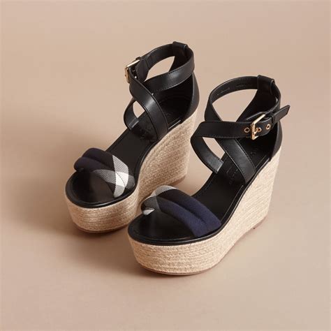 burberry espadrille wedges.